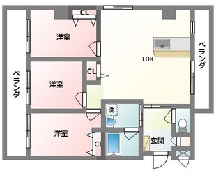 てだこ浦西駅 徒歩142分 5階の物件間取画像